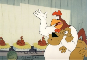 Foghorn Leghorn and Pete Puma