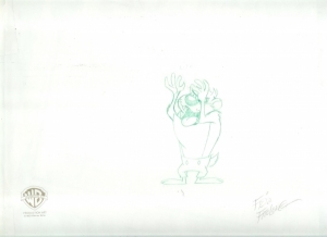 Taz drawing with 1 of 1