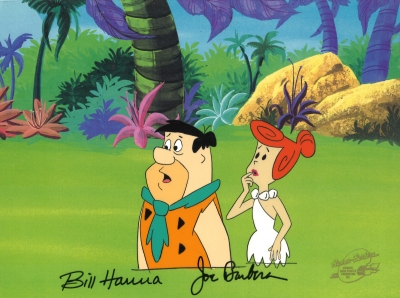 Fred and Wilma Flintstone