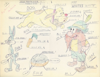 Vintage Color Model Sheet 02