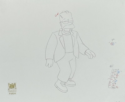 Homer as Herman Munster