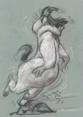 Sam Sheepdog Drawing